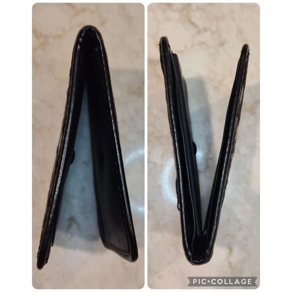Christian Dior Trotter Monogram Oblique Bifold Wallet Navy Leather  Made: France